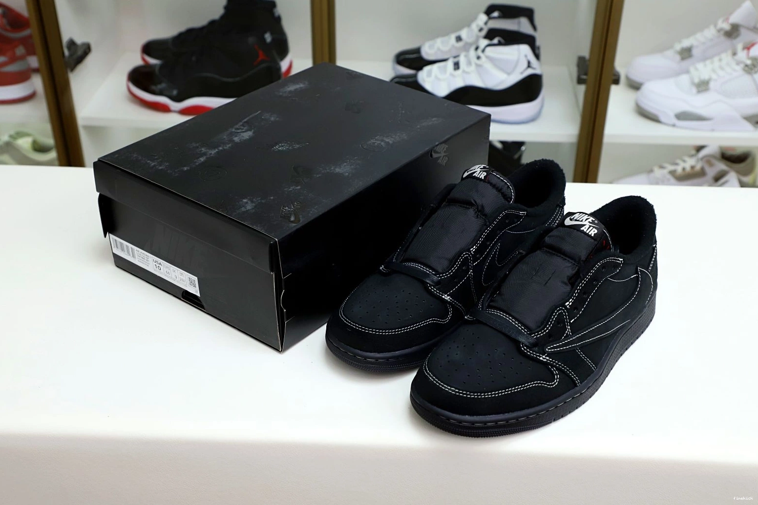 1 SCOTT “BLACK LOW JORDAN PHANTOM” AIR NIKE OG TRAVIS X 0122